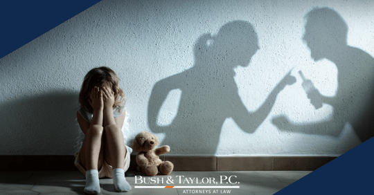 parents fighting in front of child